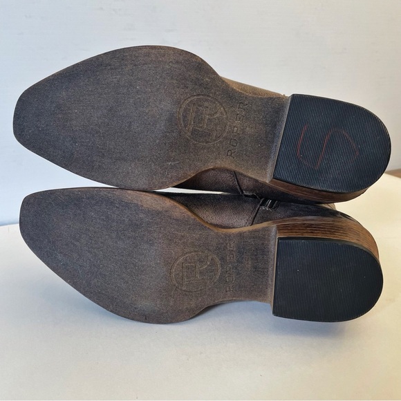 ROPERS Women’s Shorty Boot Vintage Brown Faux Leather Laser Western Design - Picture 8 of 13